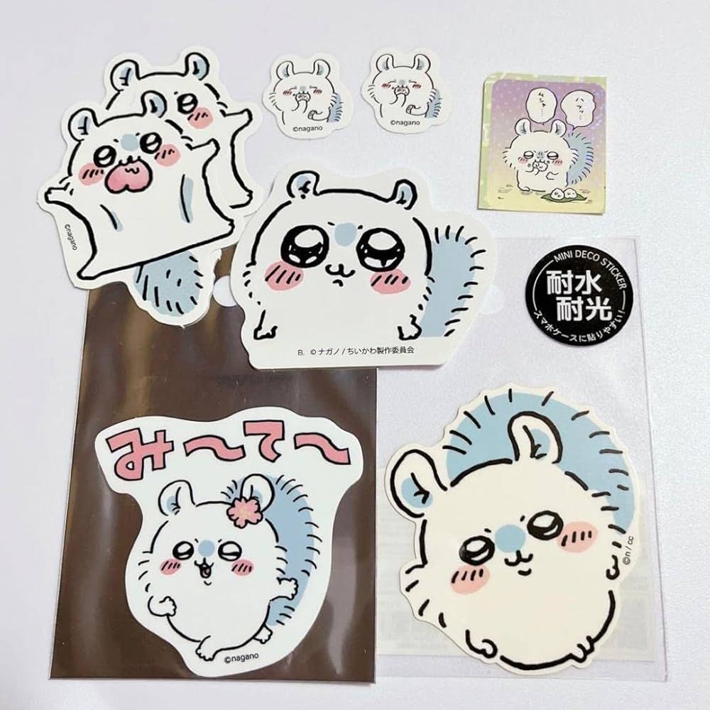 Amazon.co.jp: ちいかわ モモンガ シール ステッカー 耐性 耐光